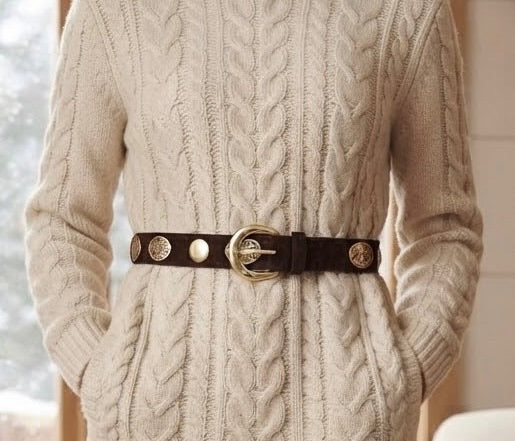 Ceinture Effet Daim Choco, La Garde-Robe de Nina - vue 1