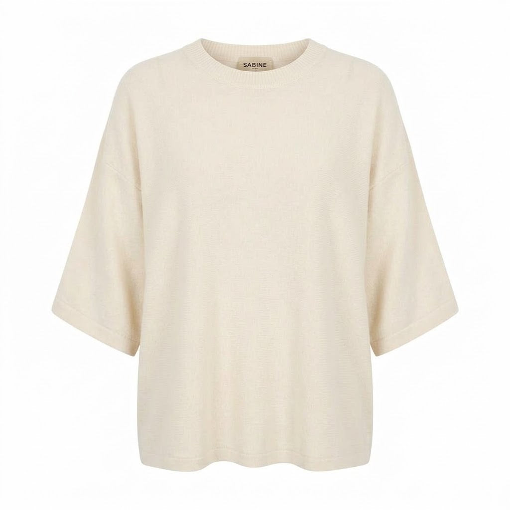 Ensemble en Maille Top & Jupe Zip Chaîne Beige, La Garde-Robe de Nina - vue 5