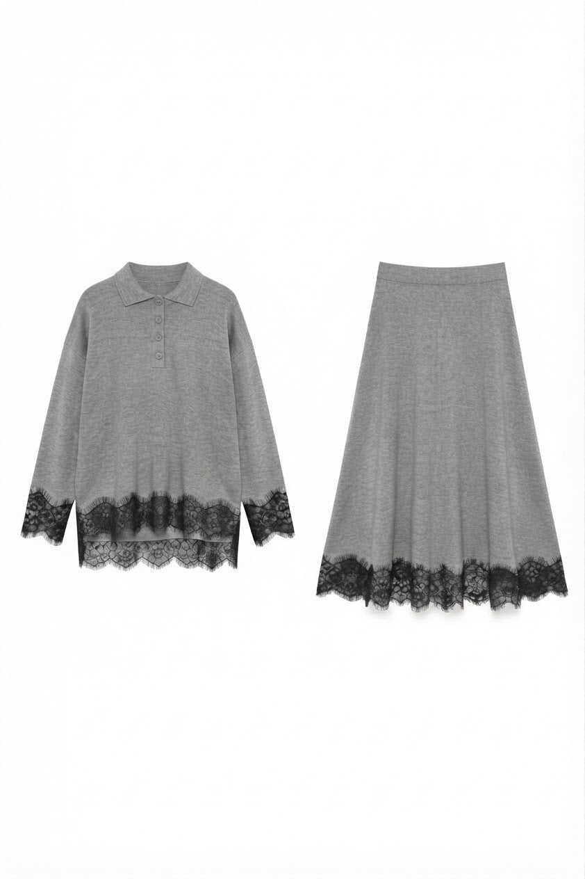Ensemble Pola Gris, La Garde-Robe de Nina - vue 2