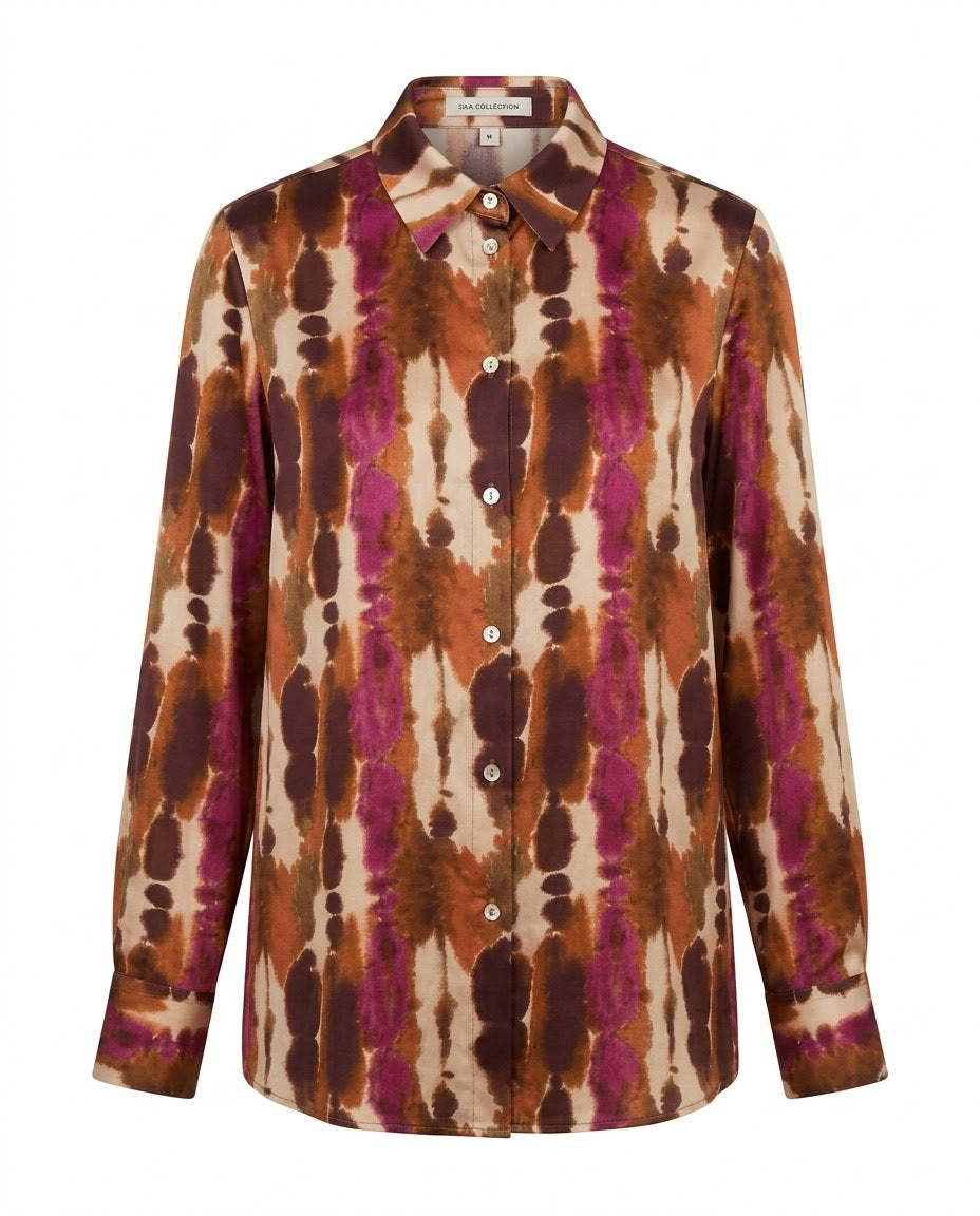 Ensemble Tie-Dye Chemise & Jupe Satinée, La Garde-Robe de Nina - vue 5