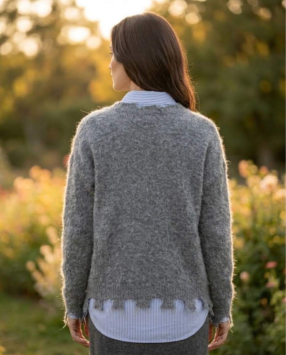 Pull bi-matière, La Garde-Robe de Nina - vue 4