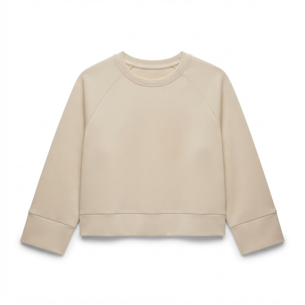 Sweat Sport Chic Beige, La Garde-Robe de Nina - vue 4