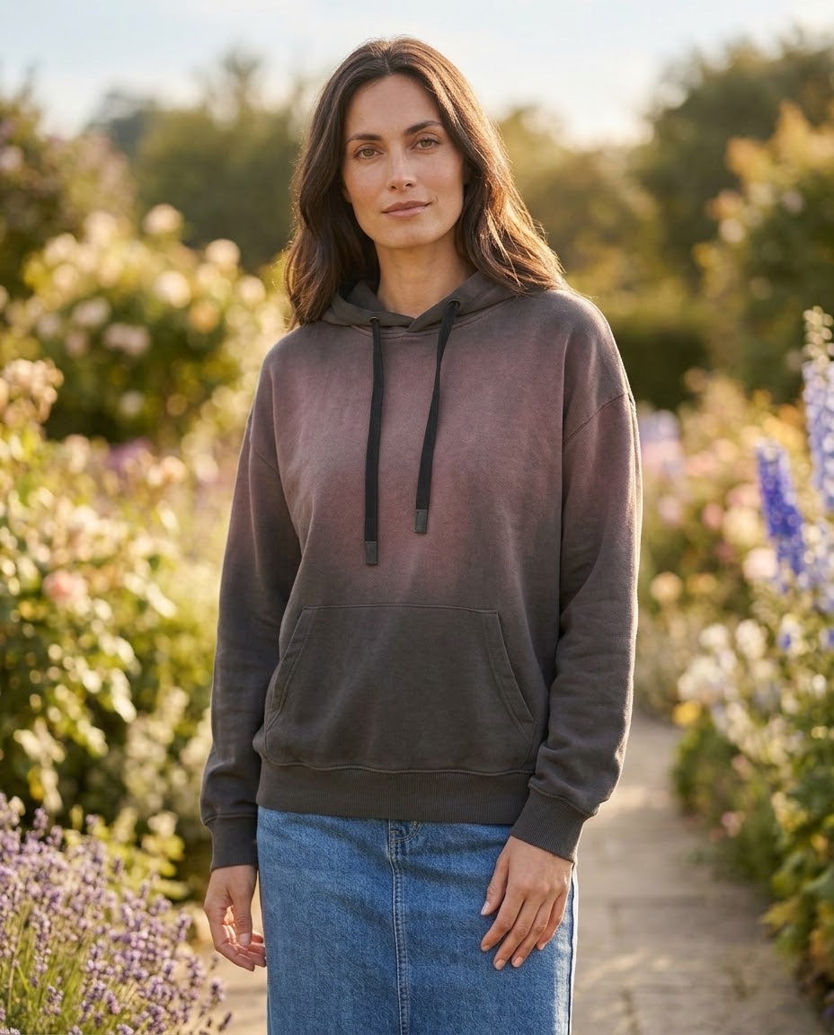 Sweat Tie & Dye Marron Dégradé, La Garde-Robe de Nina - vue 1