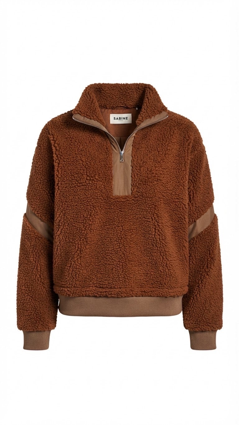Sweat Tout Doux Caramel, La Garde-Robe de Nina - vue 4