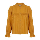 Chemise Moutarde Broderies Anglaises, La Garde-Robe de Nina - vue 4