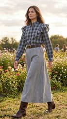 Chemise Vichy Volants Épaules, La Garde-Robe de Nina - vue 1