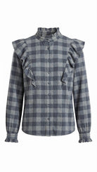 Chemise Vichy Volants Épaules, La Garde-Robe de Nina - vue 5