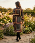 Ensemble Chemise & Jupe Imprimé Foulard Bordeaux & Moutarde, La Garde-Robe de Nina - vue 4