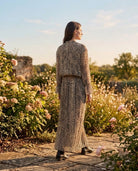 Ensemble Chemisier & Jupe Imprimé Python Beige/Noir, La Garde-Robe de Nina - vue 3