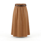 Ensemble en cuir vegan – Camel, La Garde-Robe de Nina - vue 5