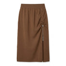 Ensemble en Maille Top & Jupe Zip Chaîne Camel, La Garde-Robe de Nina - vue 6