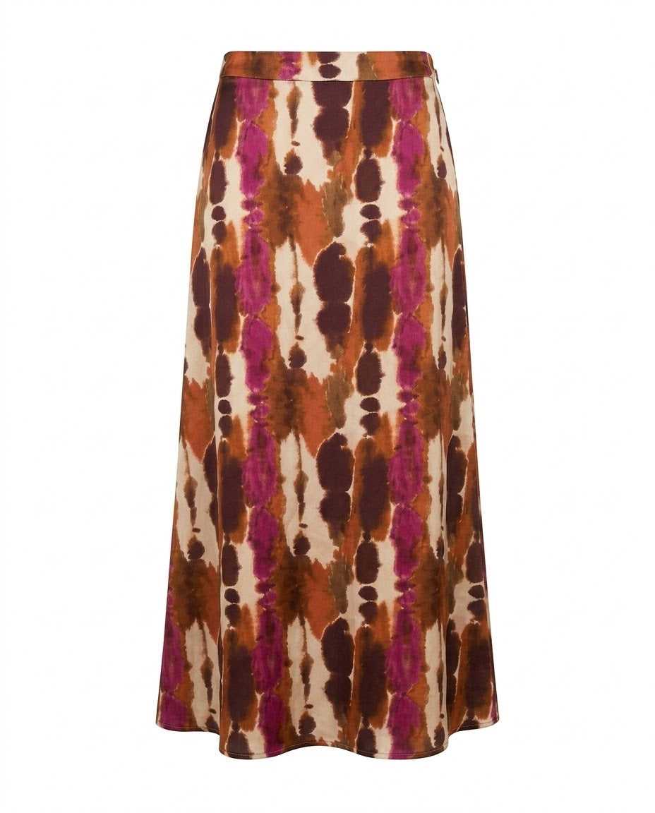 Ensemble Tie-Dye Chemise & Jupe Satinée, La Garde-Robe de Nina - vue 4