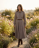 Ensemble Veste Courte & Jupe Petits Carreaux, La Garde-Robe de Nina - vue 1