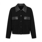 Gilet Bi-Matière Col Simili Cuir, La Garde-Robe de Nina - vue 4