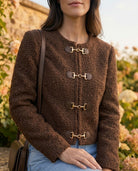 Gilet Bouclé Fermoirs Mors, La Garde-Robe de Nina - vue 4