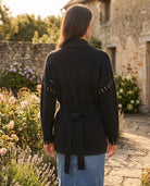 Gilet Clouté Ceinturé Noir, La Garde-Robe de Nina - vue 5
