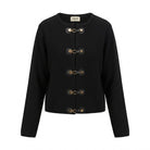 Gilet Noir Fermoirs Dorés, La Garde-Robe de Nina - vue 4