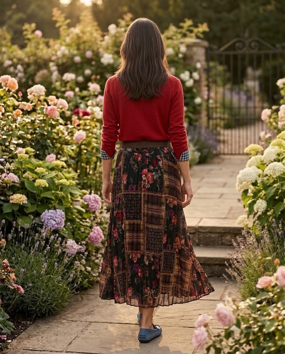 Gilet Rouge Boutons Col Rond, La Garde-Robe de Nina - vue 3