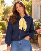 Gilet Zippé Marine, La Garde-Robe de Nina - vue 2