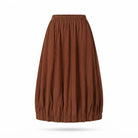 Jupe Ballon Rayée Terracotta, La Garde-Robe de Nina - vue 4