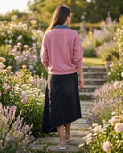 Jupe en Jean Asymétrique Noire, La Garde-Robe de Nina - vue 4