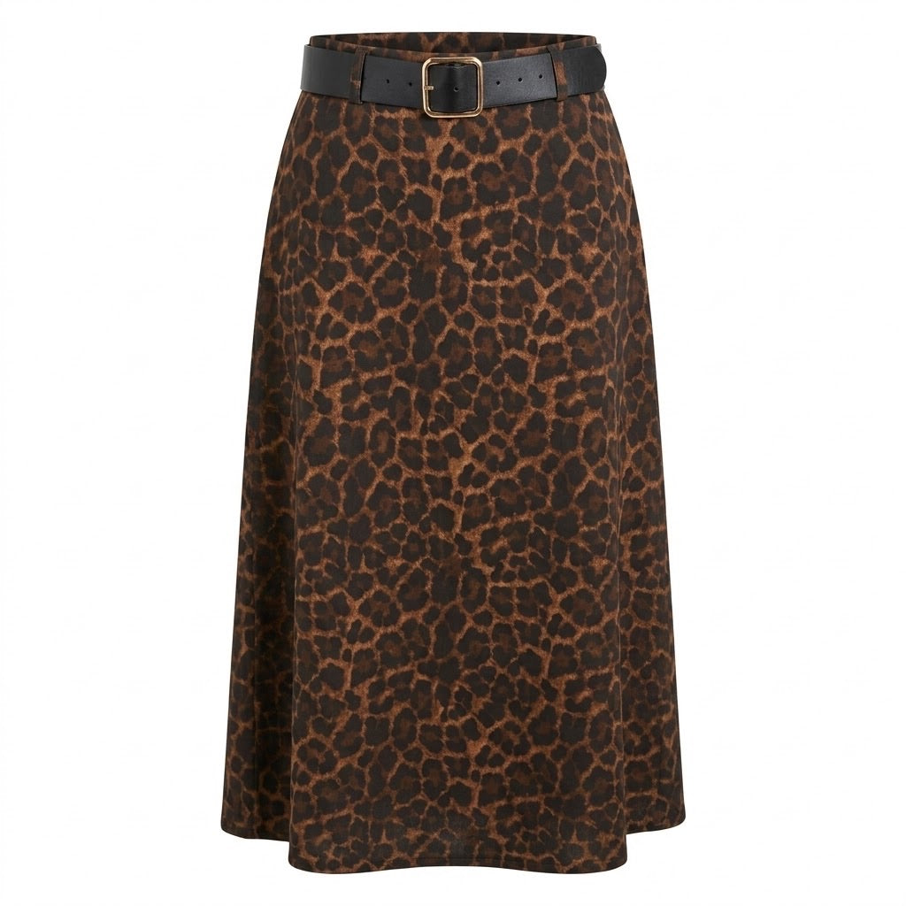 Jupe Longue Imprimé Léopard, La Garde-Robe de Nina - vue 4