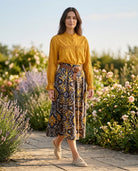 Jupe Longue Imprimé Médaillon Multicolore, La Garde-Robe de Nina - vue 2