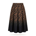 Jupe Longue Léopard Dégradé Noir, La Garde-Robe de Nina - vue 4