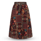 Jupe Longue Patchwork Fleuri Carreaux, La Garde-Robe de Nina - vue 4