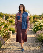 Jupe Similicuir Bordeaux, La Garde-Robe de Nina - vue 1