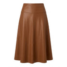 Jupe Similicuir Cognac Évasée, La Garde-Robe de Nina - vue 4