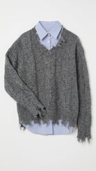 Pull bi-matière, La Garde-Robe de Nina - vue 5
