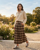 Pull Cardigan Col Chemise Écru, La Garde-Robe de Nina - vue 1