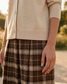 Pull Cardigan Col Chemise Écru, La Garde-Robe de Nina - vue 3