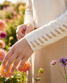 Pull Col Rond Surpiqûres Contrastées Crème, La Garde-Robe de Nina - vue 2