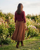 Pull effet torsadé prune, La Garde-Robe de Nina - vue 2
