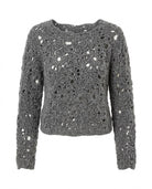 Pull en Crochet Gris Chiné, La Garde-Robe de Nina - vue 4