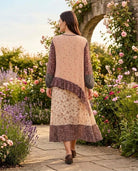 Robe Asymétrique Imprimé Fleuri Volants Crème, La Garde-Robe de Nina - vue 2