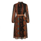 Robe Bohème Imprimé Foulard Ceinturée, La Garde-Robe de Nina - vue 4
