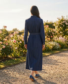 Robe Chemise en Jean Boutons Coquillages, La Garde-Robe de Nina - vue 4