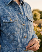 Robe Chemise en Jean Imprimé Fleuri, La Garde-Robe de Nina - vue 3