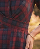 Robe Chemise Tartan Ceinture Croisée, La Garde-Robe de Nina - vue 3