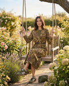 Robe Longue Imprimé Feuillages Sport Chic, La Garde-Robe de Nina - vue 2