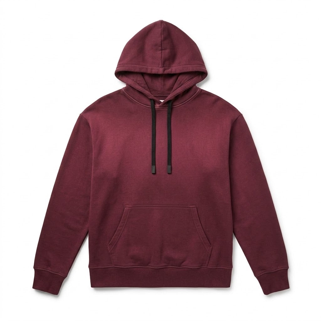 Sweat à Capuche Délavé Bordeaux, La Garde-Robe de Nina - vue 3