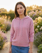 Sweat à Capuche Fils Lurex Rose, La Garde-Robe de Nina - vue 1