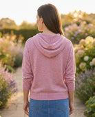 Sweat à Capuche Fils Lurex Rose, La Garde-Robe de Nina - vue 3