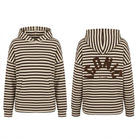 Sweat à Capuche Rayé Iconic Club Beige, La Garde-Robe de Nina - vue 2