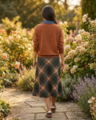 Sweat Bi-Matière Col Jean Zippé Rouille, La Garde-Robe de Nina - vue 2
