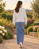 Sweat Matière Sport Chic Gris chiné, La Garde-Robe de Nina - vue 3