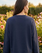 Sweat oversize sport chic – Bleu marine, La Garde-Robe de Nina - vue 3